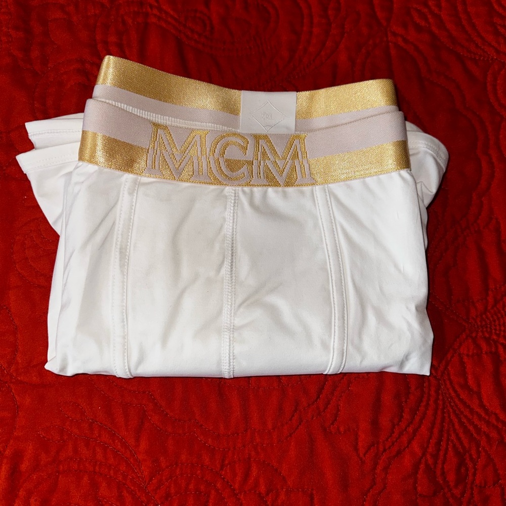 MCM Boxer Briefs, XXL, red, black, white, blue